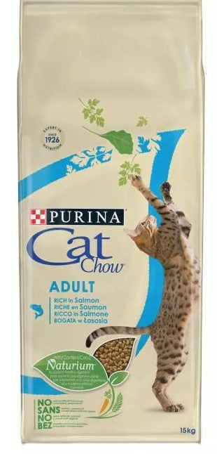 CAT CHOW ADULT Reich an Lachs 15kg - PURINA