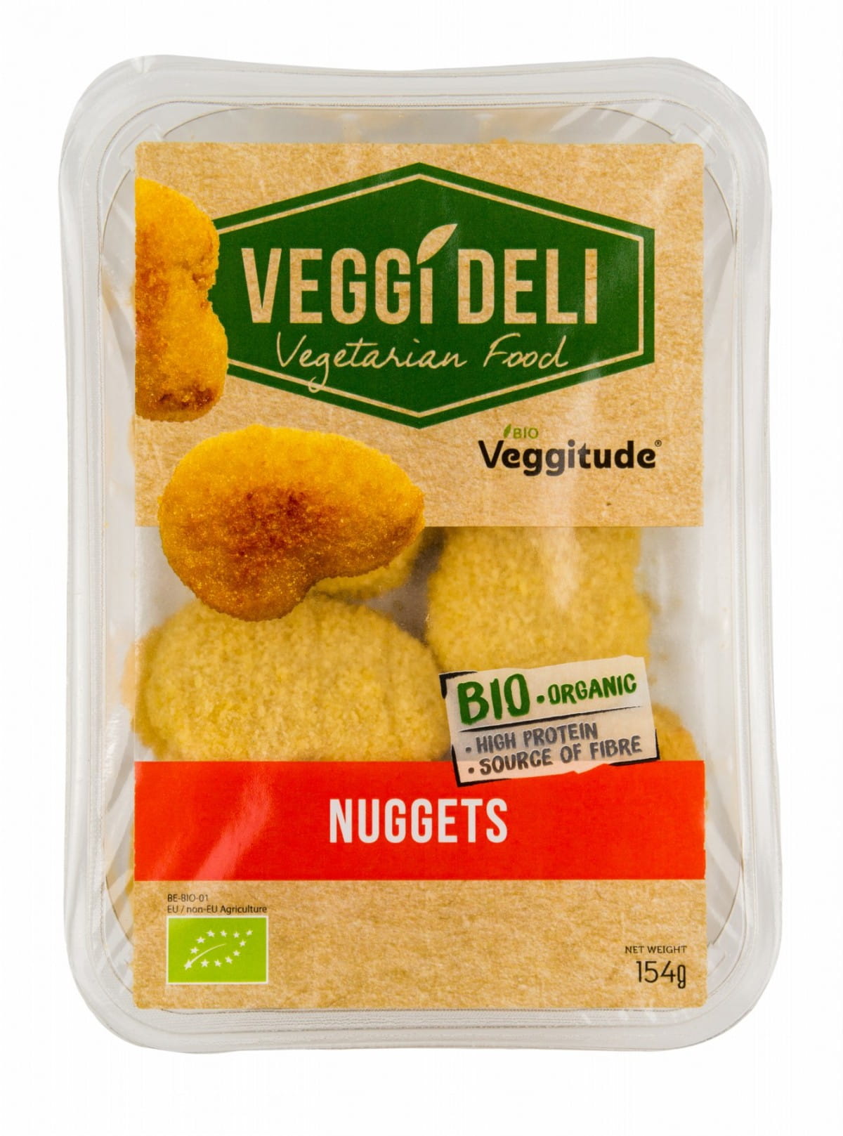 Vegetarische Alternatieve BIO-Nuggets 154 g VEGGI DELI