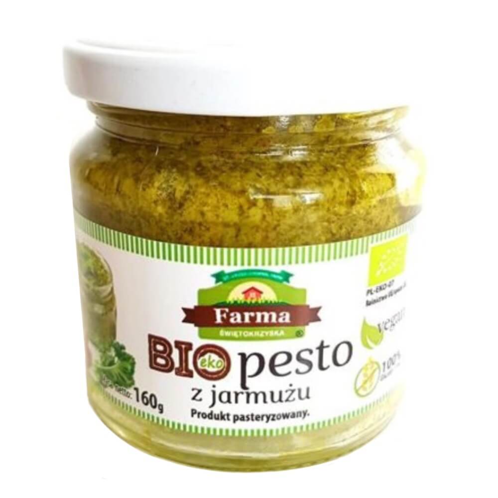 Bio-Grünkohlpesto uten gluten 160 g - FARMA ŚWIĘTOKRZYSKA
