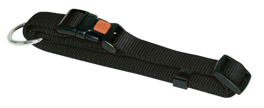 Hundehalsband Miami 40-65 cm x 25 mm, Schwarz [83708] - KERBL