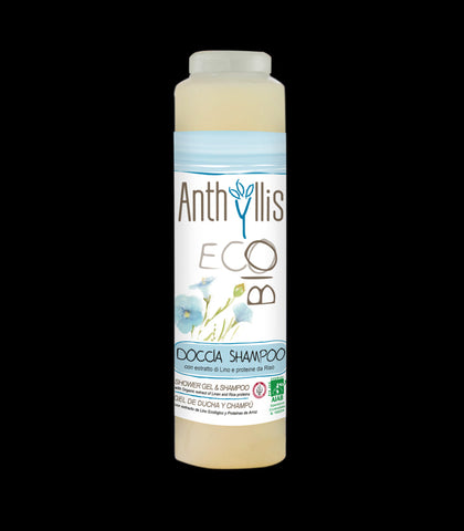 Shampoo und Duschgel mit Leinextrakt und Reisproteinen eco 250 ml - ANTHYLLIS