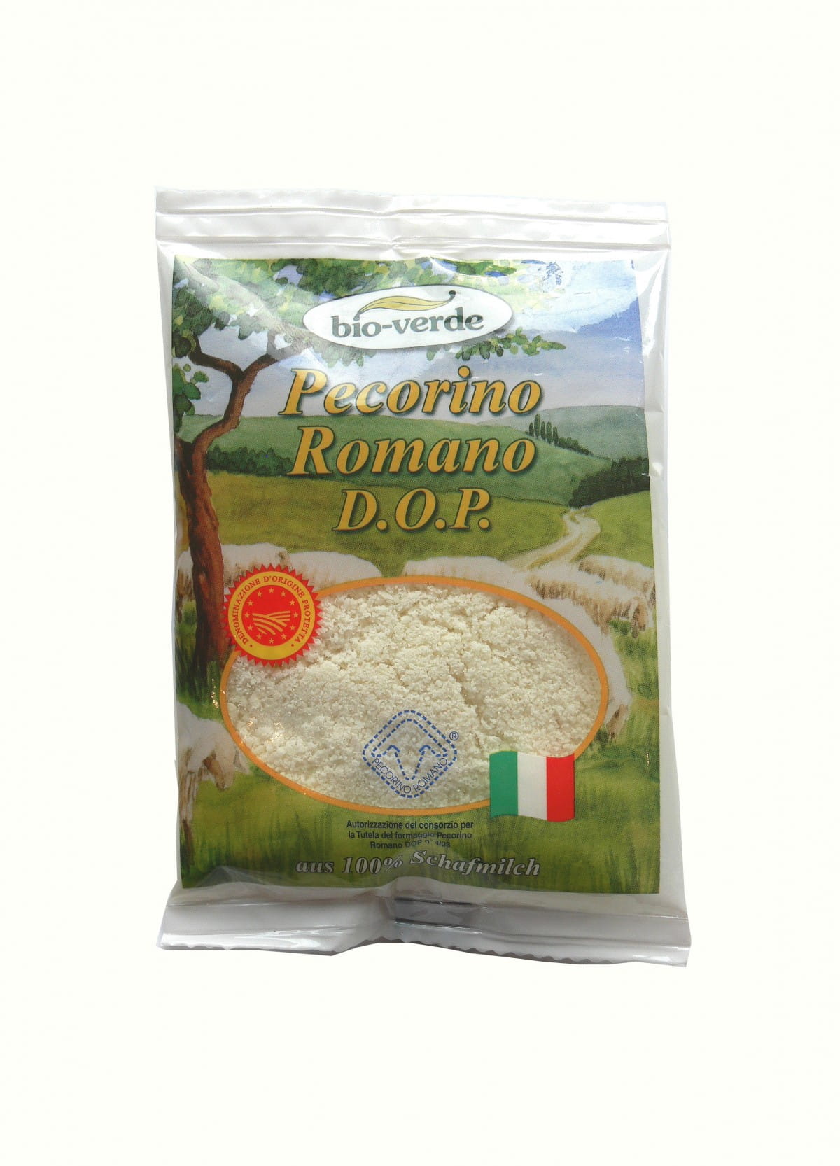 Pecorino Romano Käse gerieben BIO 40 g - BIO VERDE