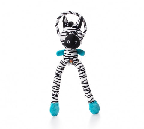 THUNDRA TUGGA: ZEBRA + KABEL [PS69494] 52cm - PETSTAGES