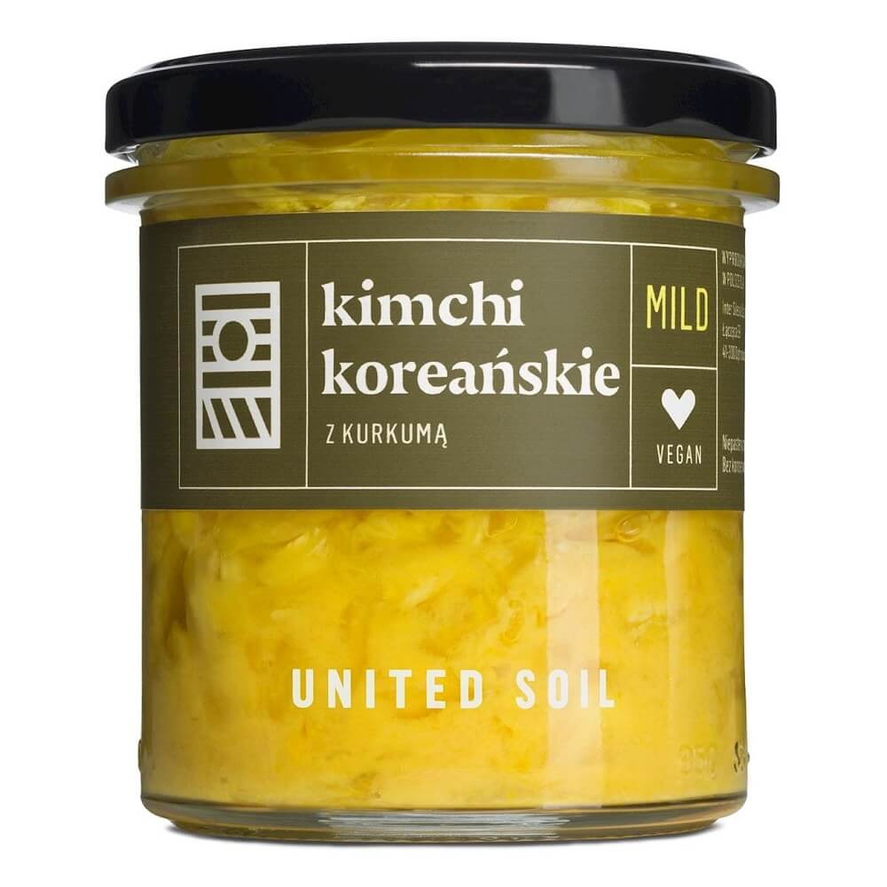 Kimchi Coreano com Raiz de Cúrcuma BIO 290 g - UNITED SOIL
