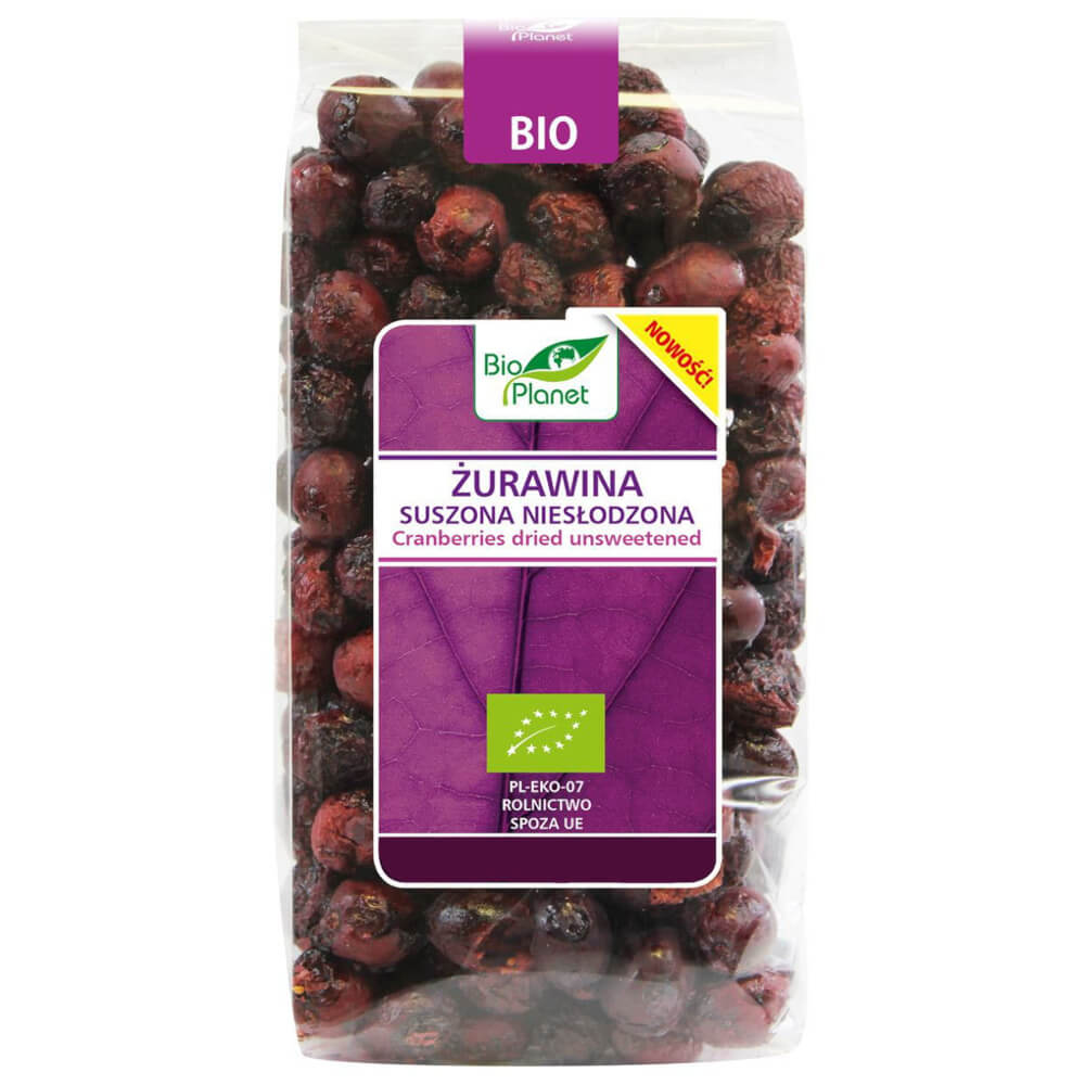 Ungesüßte getrocknete Cranberries BIO 50 g - BIO PLANET