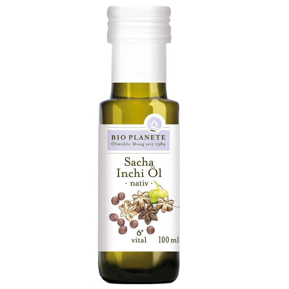 Olio di semi di Sacha Inchi spremuto a freddo, non raffinato BIO 100 ml - BIO PLANÈTE
