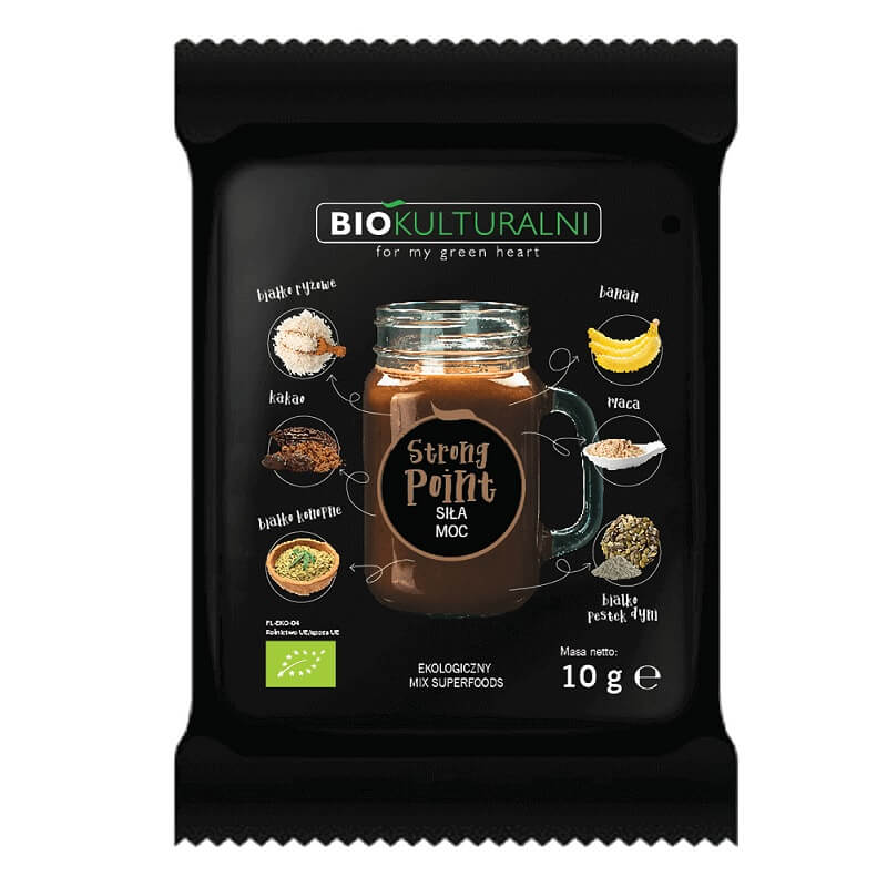 Blend of superfoods strong point ORGANIC 10 g - BIOKULTURAL