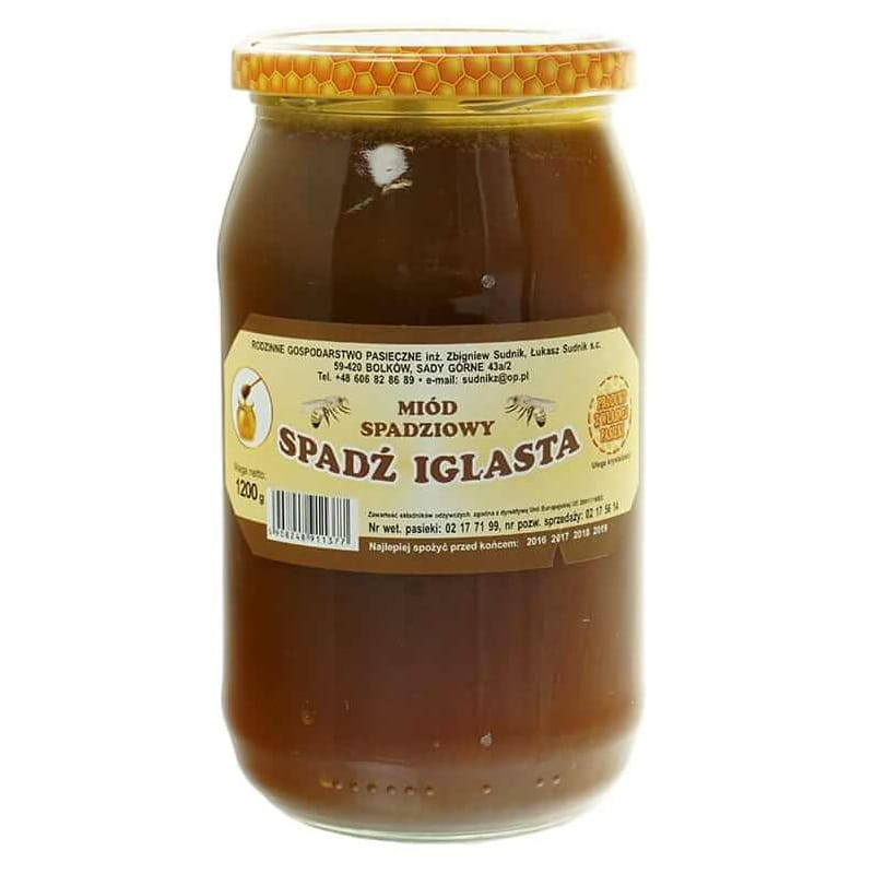 Medovicový med jehličnanový med 1200g SUDNIK