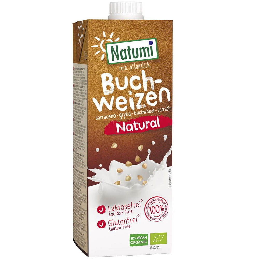 Buchweizengetränk ohne Zuckerzusatz glutenfrei BIO 1000 ml - NATUMI