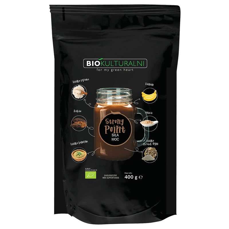 Mixture of superfoods strong point ORGANIC 400 g - BIOKULTURAL