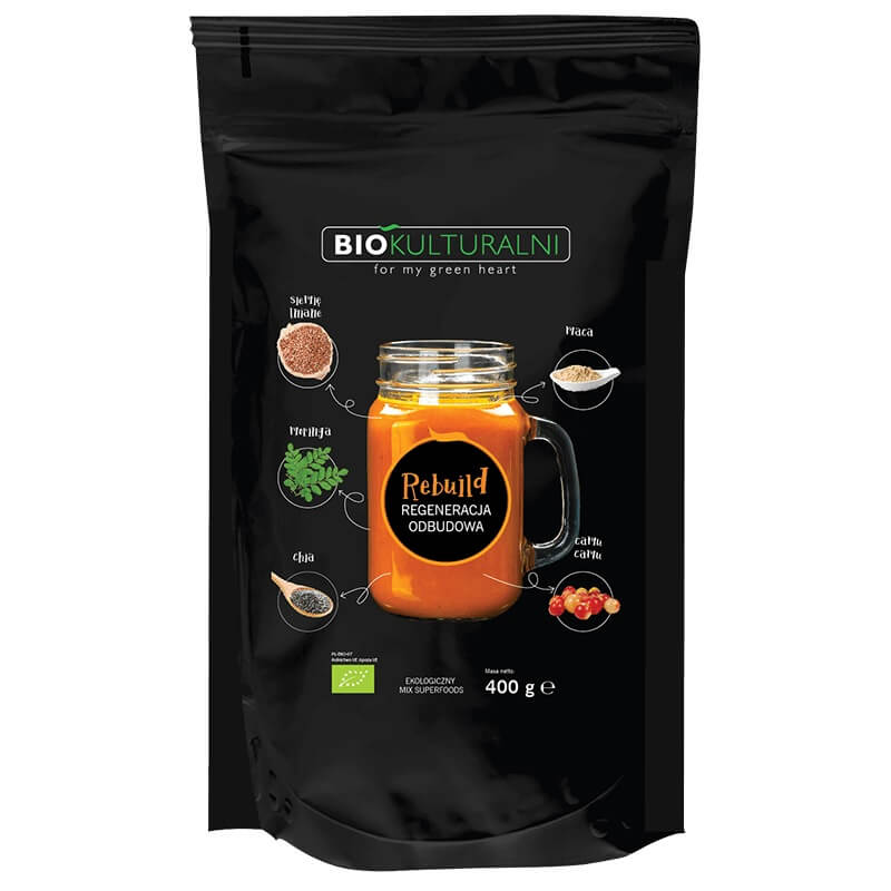 Blandning av superfoods Återuppbyggnad EKO 400 g - BIOKULTURALNI