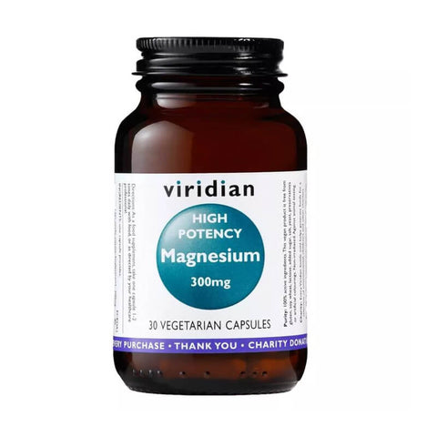 Leicht verdauliches Magnesium hochwirksames Magnesium 300mg 30 Kapseln VIRIDIAN