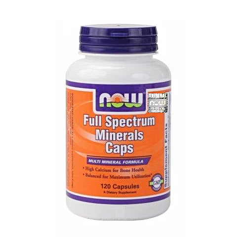 Fuldspektrum mineraler vitaminer 120 kapsler NOW FOODS