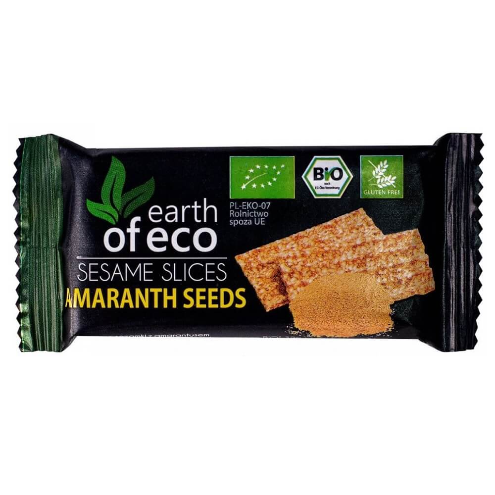 Hạt mè không chứa gluten với hạt amaranth hữu cơ 18 g - EARTH OF ECO