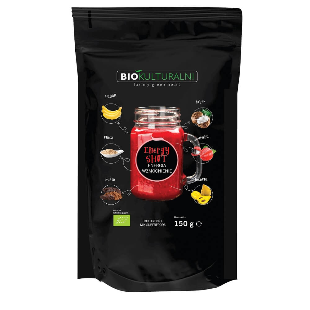 Blend of Superfoods Energy Shot ORGANIC 150 g - BIOKULTURAL