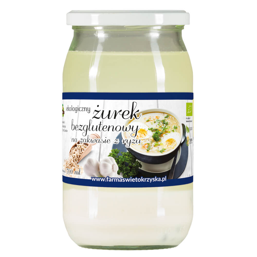 Surdeigssuppe med ris ØKO 700 ml - FARMA ŚWIĘTOKRZYSKA