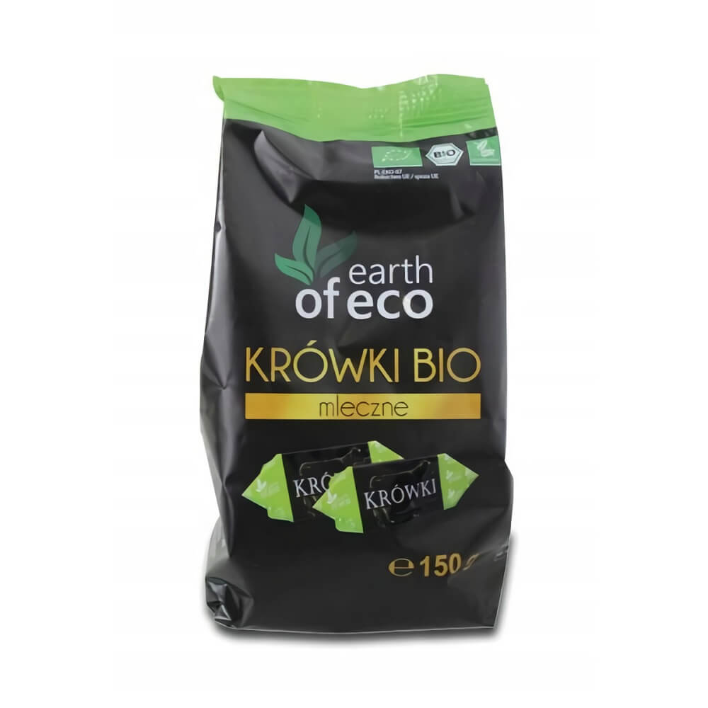 Kẹo caramel sữa không chứa gluten hữu cơ 150 g - EARTH OF ECO