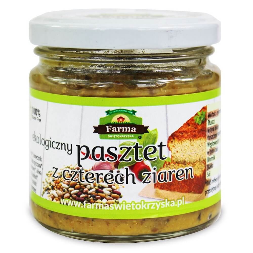 Vierkornpastete glutenfri ØKO 170 g - FARMA ŚWIĘTOKRZYSKA