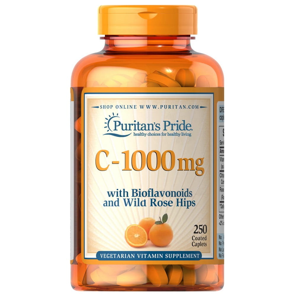 Vitamina C - 1000 mg L - Acid ascorbic 250 tablete PURITAN'S PRIDE