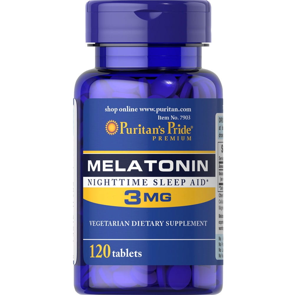 Melatonină 3mg 120 tablete PURITAN'S PRIDE