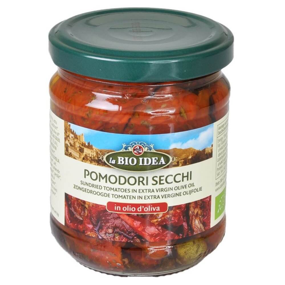 Torkade tomater i olivolja EKO 190g - LA BIO IDEA