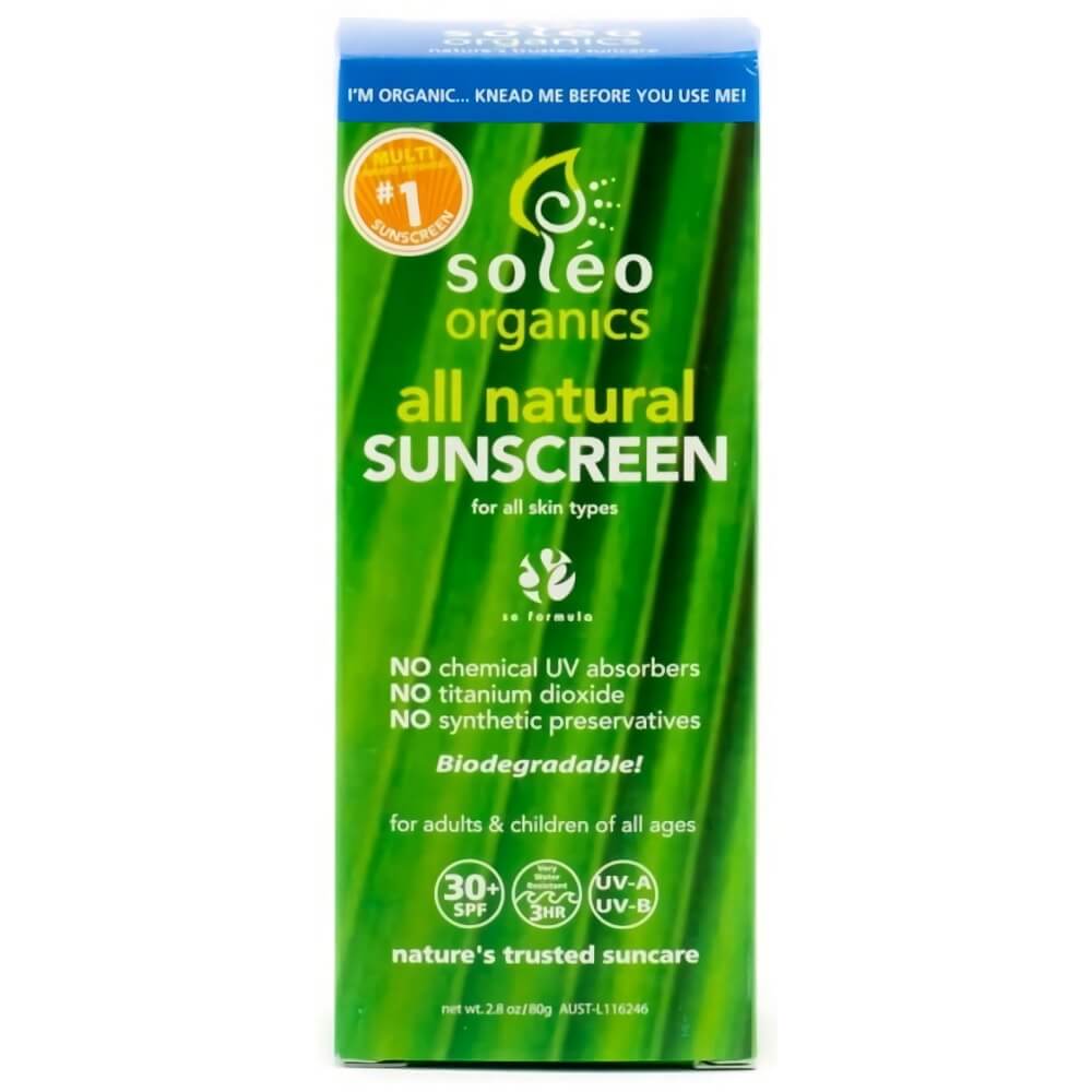 Protecție solară hipoalergenică SPF 30 80 ml - Soleo Organics