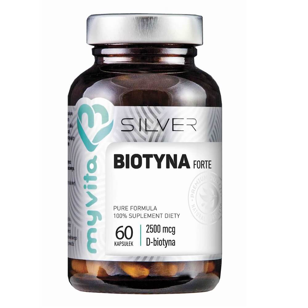 Biotin FORTE 2500mcg 60 Kapseln MYVITA SILVER PURE