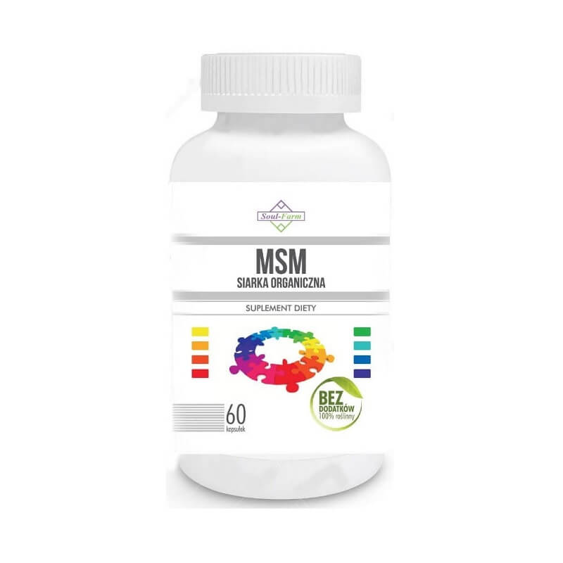 Lưu huỳnh hữu cơ 650 MG 60 viên nang - SOUL FARM