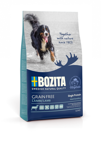 Hund Getreidefrei Adult Sensitive Single Protein Lamm 3,5 kg - BOZITA