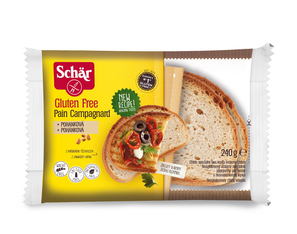 Pain Campagnard Bauernbrot 240g glutenvrij SCHÄR