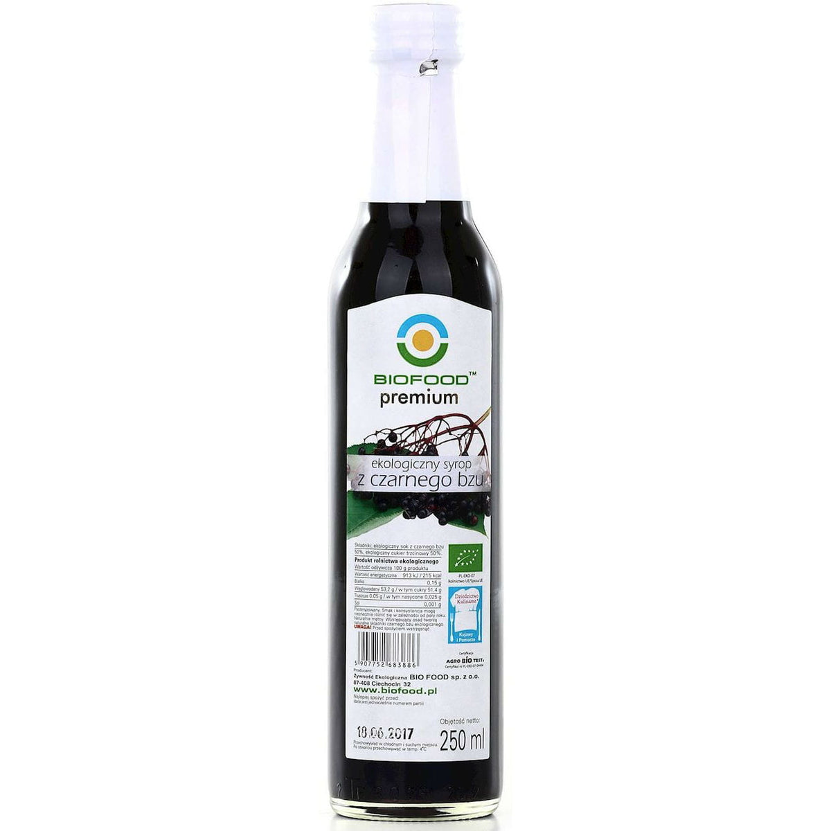 Sirop de sureau BIO 250 ml - ALIMENTATION BIOLOGIQUE