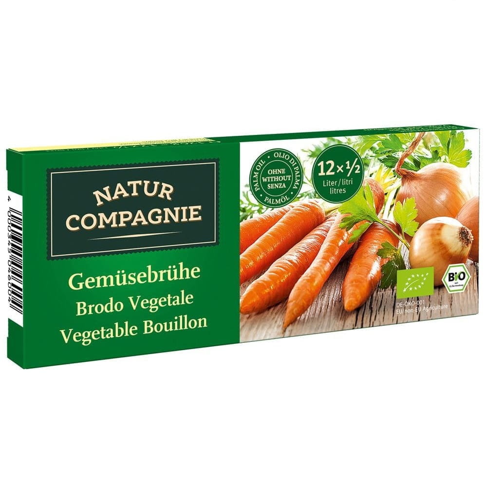 Vývar - BIO zeleninové kostky 126 g - NATUR COMPAGNIE