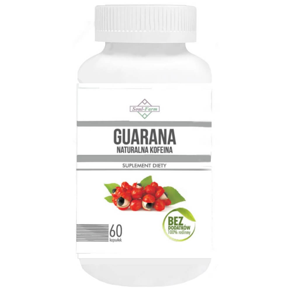 Estratto di Guaranà 500 mg 60 capsule - SOUL FARM
