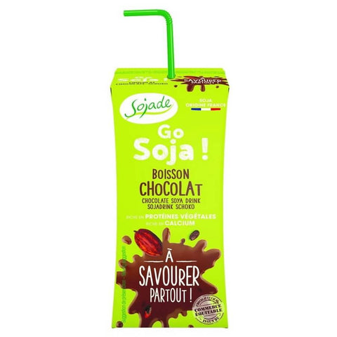 Glutenfreies Sojaschokoladengetränk uht BIO 200 ml - SOJADE