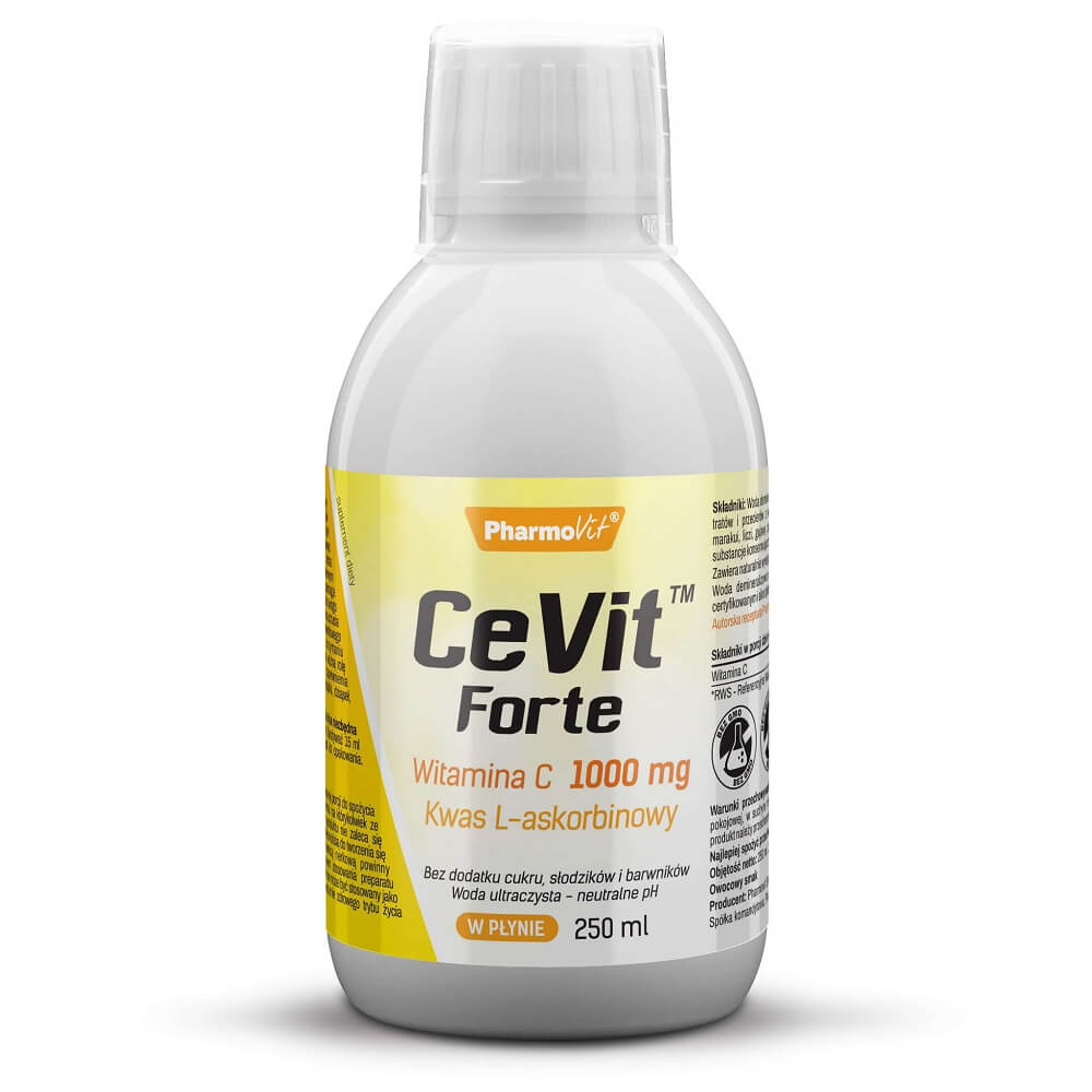 Vitamin C L-Säure - Ascorbinsäure cevit FORTE 1000 mg 250 ml g PHARMOVIT