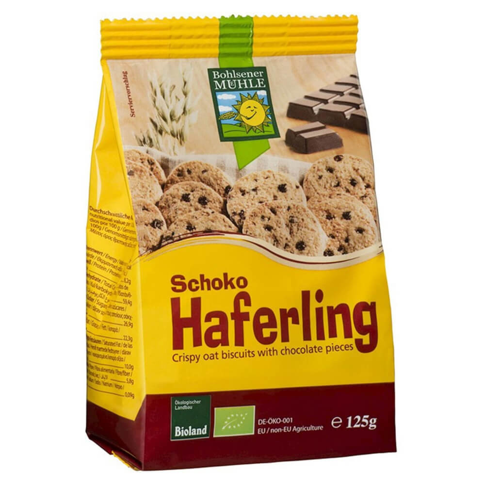 Biscuits chocolat avoine BIO 125 g - BOHLSENER MÜHLE