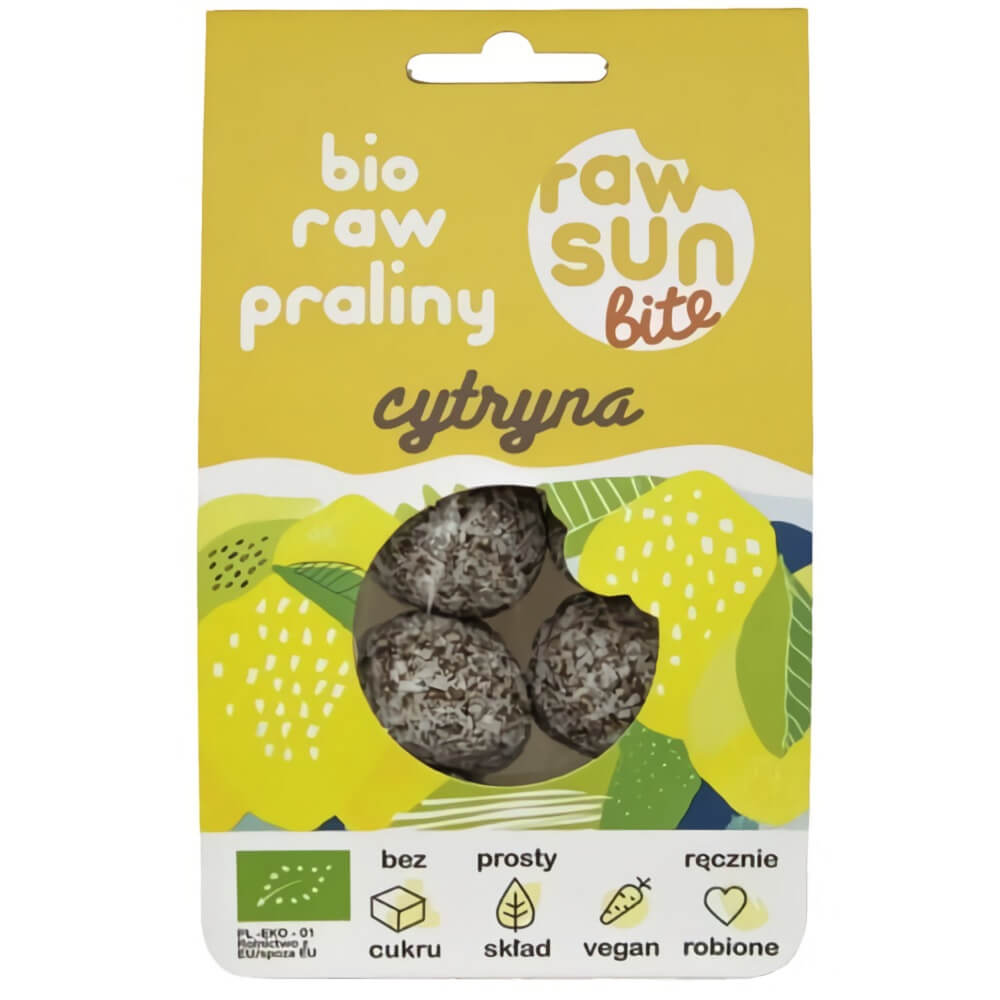 Pralin Lemon BIO 105 g - RAW SUN BITE