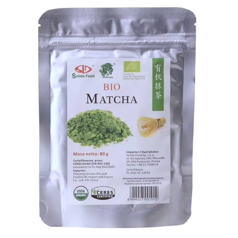 Teh BIO-Matcha 80 g - SOLIDA FOOD