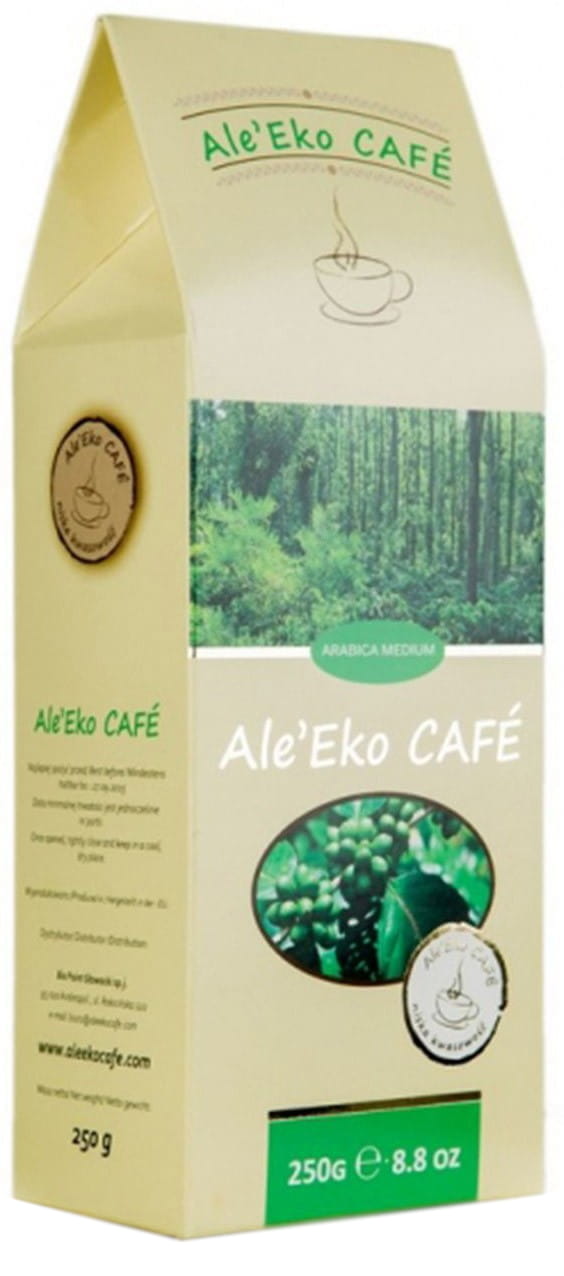 Mletá káva Arabica BIO 250 g - ALE EKO CAFE