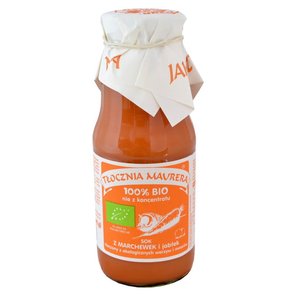 गाजर और सेब का रस जैविक 300 मिली - MAURER PRESSE
