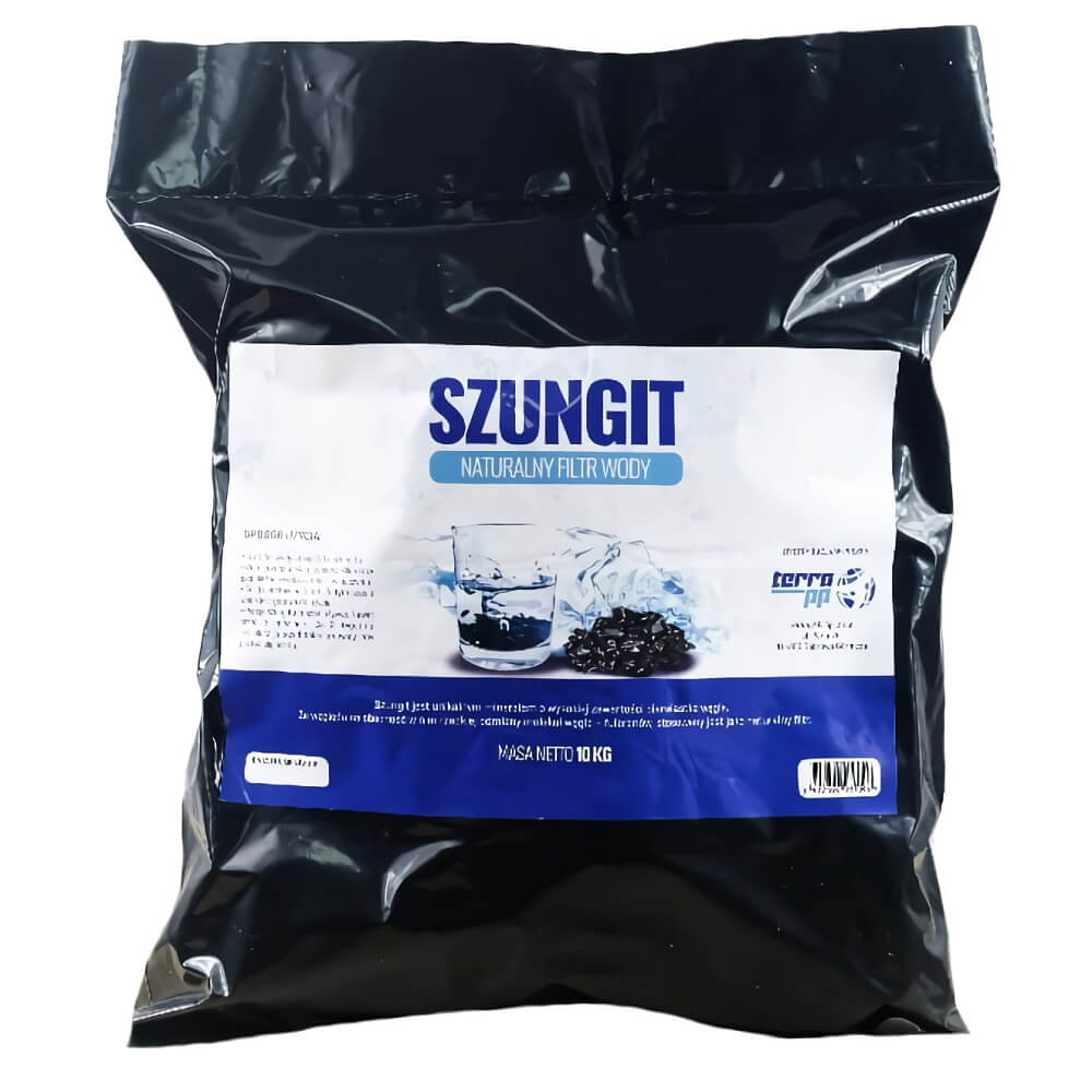 Filtru de apă naturală Schungit Granulație S Diametru 5 - 10mm 10kg TERRA PP