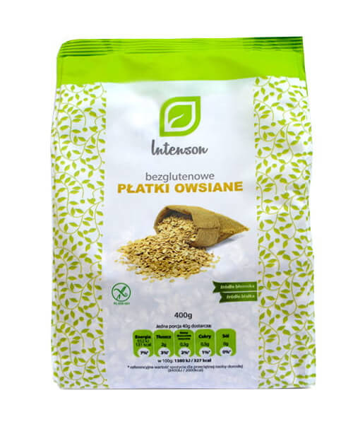 Glutenfria havregryn 400g INTENSON