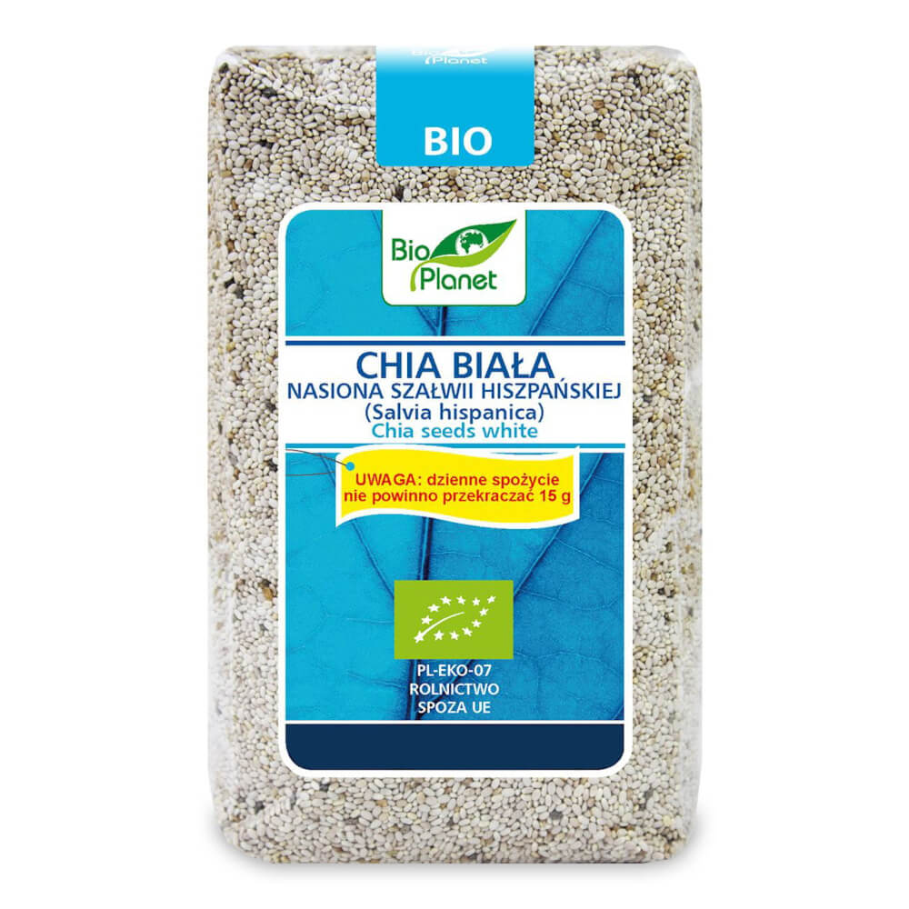 Chia bianca - Semi di salvia spagnola BIO 400 g - BIO PLANET