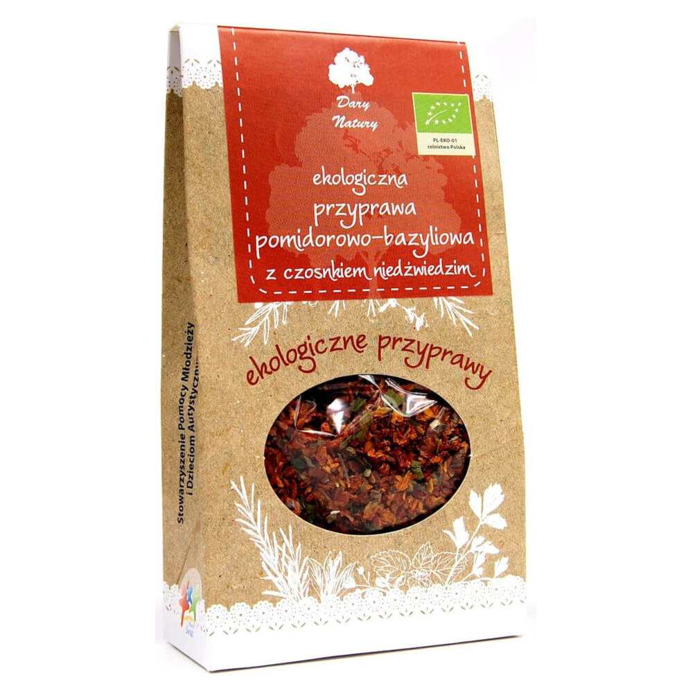 Tomaten-Basilikum-Krydda med Ramslök EKO 40 g - NATURENS GÅVOR