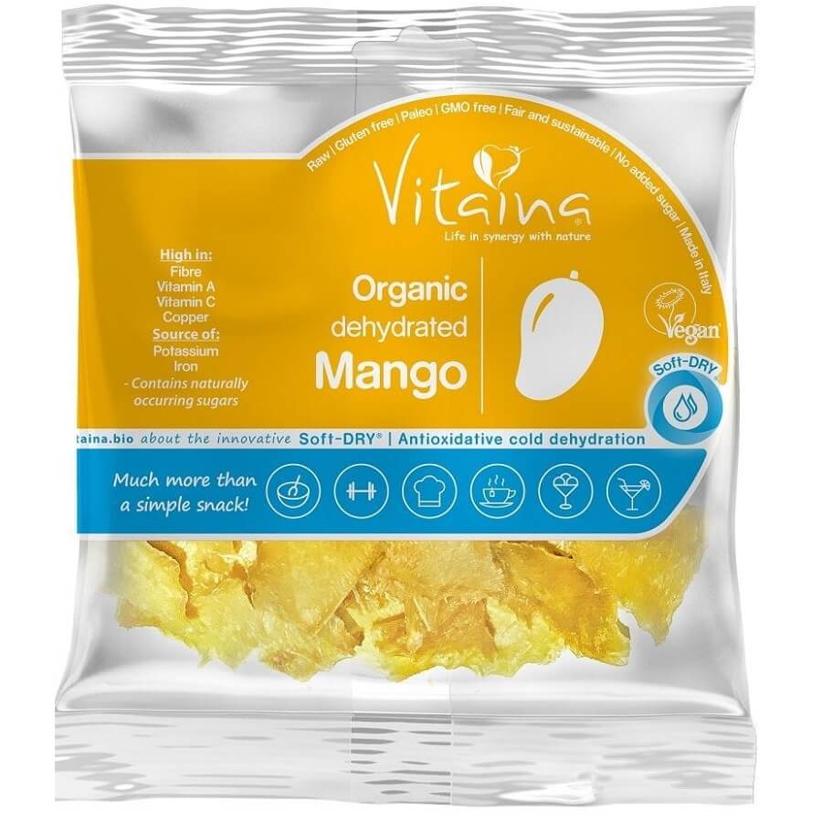 Szárított nyers mangó gluténmentes BIO 28 g - VITAINA