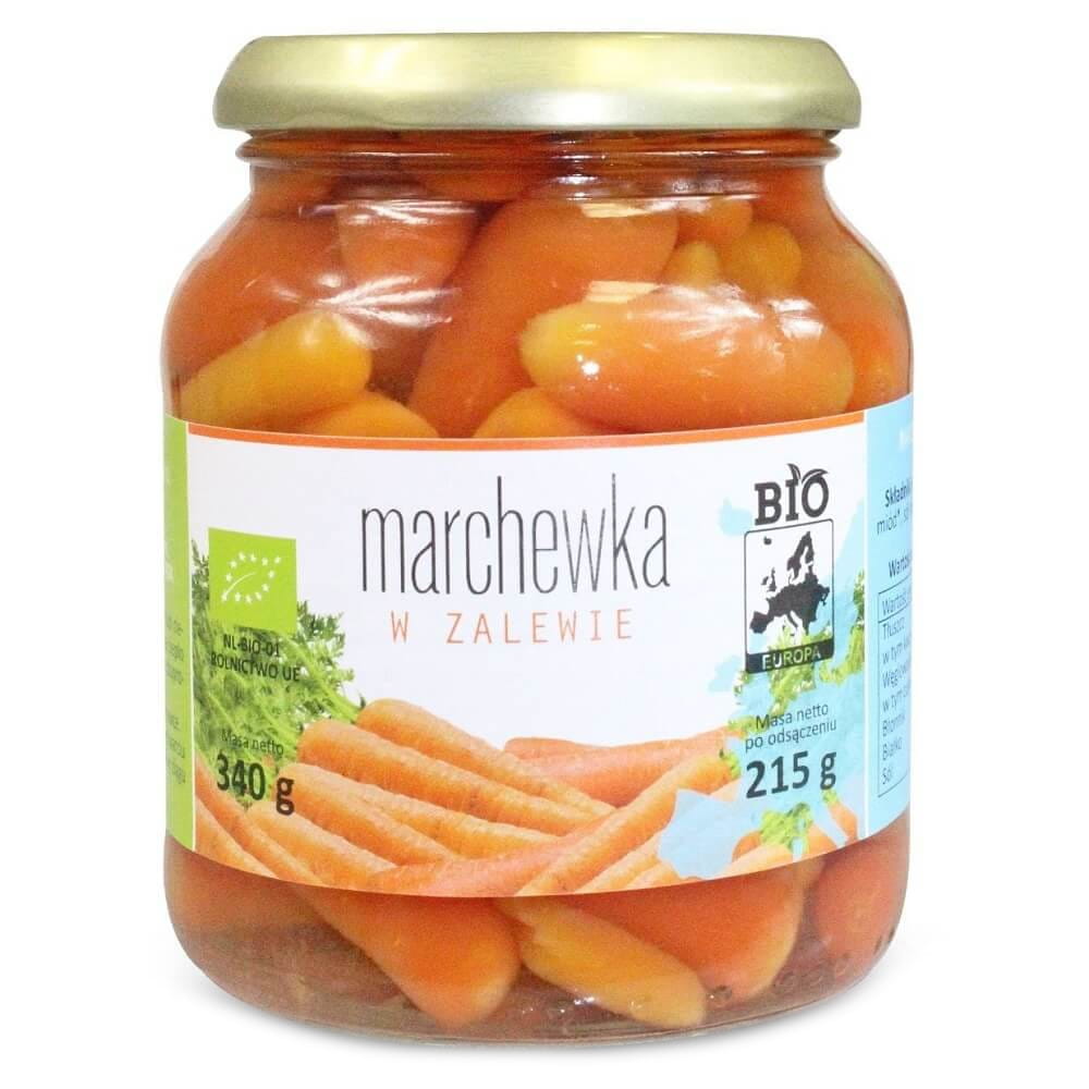 Marinované mrkve ve sklenici BIO 340 g (215 g) - BIO EUROPA