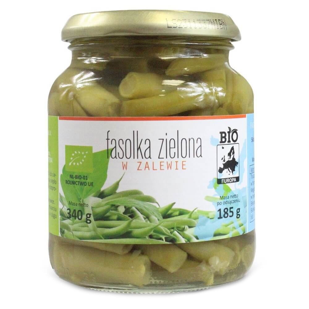Đậu xanh trong nước muối trong lọ HỮU CƠ 340 g (185 g) - BIO EUROPA