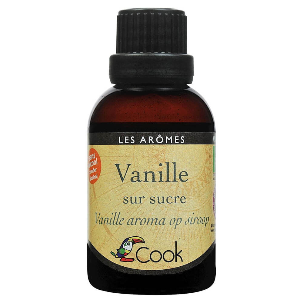 Rasa vanila dengan gula tanpa alkohol BIO 45 ml - COOK