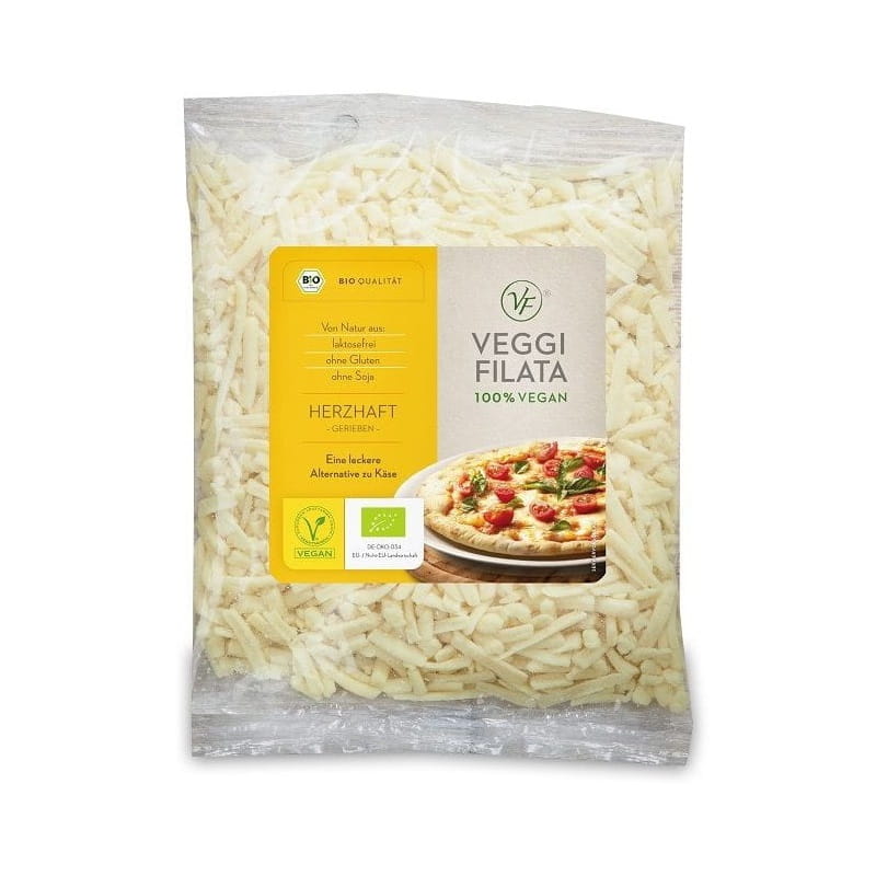Veganský produkt A'LA strouhaný sýr (6mm) BIO 200 g - VEGGIE FILATA