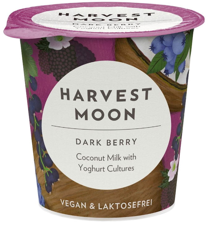 Kokosový dezert s lesním ovocem bez lepku BIO 125 g - HARVEST MOON